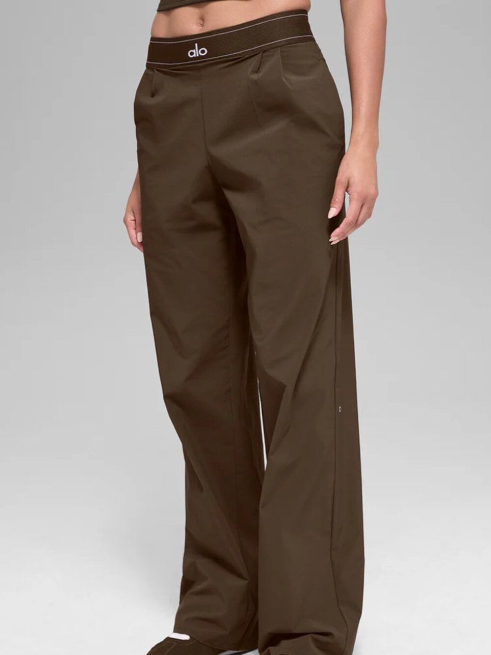 NWT 🔆 ALO Yoga Women's Espresso Suit Pants  🔆🤗  Straight Leg（Regular)
